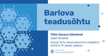 Barlova teadusõhtu - Tartu Ülikool