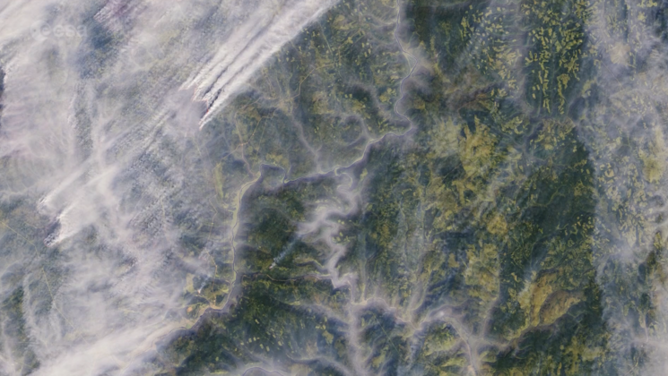 Metsatulekahjude jälgimine kosmosest - ESA videokaader - Tartu Ülikool